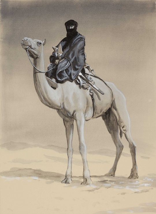 The highest caste of the Touareg society was the warrior aristocracy. 